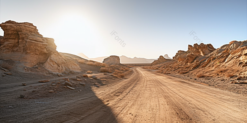 雅丹地貌的道路,高清,摄影图,摄影图片,图片大全,摄影图免费下载
